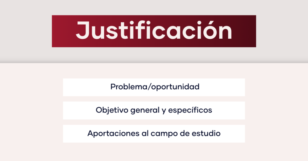 partes justificación