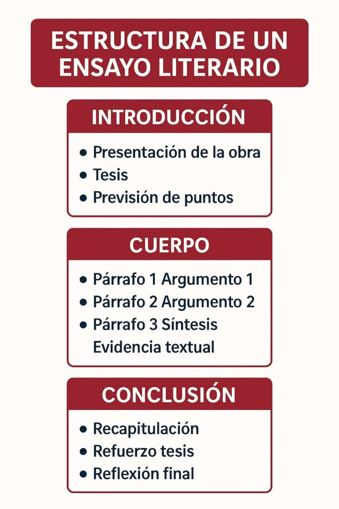 Cómo estructurar un ensayo literario