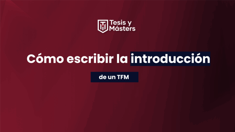 Cómo escribir la introducción de un TFM